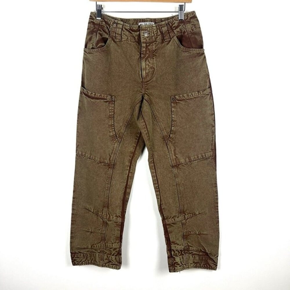 We The Free Olive Cropped Pants